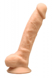 SilexD Dildo w. Balls & Suction Base Dual Density 7-Inch skin
