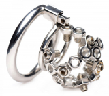 SM-Peniskäfig m. Dornen Bolted Edelstahl