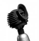 Embout de vibrateur à tige triplement texturé Thunder-Gasm Silicone