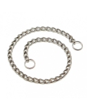 Steel Chain twisted 50cm w. Key Rings