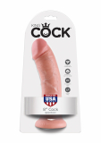 Strap-On Dildo m. Saugfuss King Cock 8 Inch haut