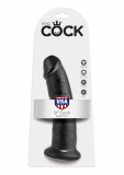 Strap-On Dildo w. Suction Base King Cock 9 Inch black