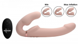Vibromasseur Strap-On sans ceinture gonflable avec télécommande Evoke peau