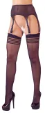 Strapsgürtel m. Metallclips Feinnetz & Strümpfe