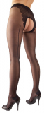 Tights ouvert w. Back Seam & High Heels black