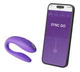 We-Vibe Sync Go Couples Vibrator w. App purple