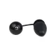 Anal Plug aufblasbar Silikon True Black