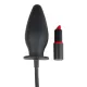 Anal Plug aufblasbar Silikon True Black