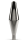 Butt Plug Classic 15.5x3.8cm Stainless Steel 650g weight long double conical Shape by MR STEEL buy cheap