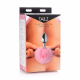 Plug anal queue de lapin Fluffy Bunny rose aluminium
