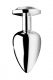 Butt-Plug Clear Gem Aluminium large