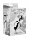 Butt-Plug Clear Gem Aluminium medium