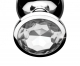 Butt-Plug Clear Gem Aluminium small