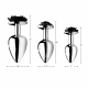 Butt Plug Black Rose Aluminium medium