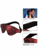 Augenmaske rot-schwarz Scandal Blackout Eye Mask
