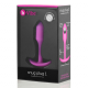 B-Vibe Snug Plug 1 Analplug m. Innengewicht fuchsia für Analsex-Anfänger flexibel mit Griff von B-VIBE kaufen