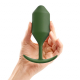 Acheter B-Vibe Snug Plug 4 plug anal avec poids internes verts boules rotatives dans la tête flexible pour un usage à long terme