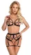BH-Top & Taillenslip m. Oberschenkelriemen Harness-Style