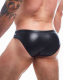 BL4CK by C4M Snap Ergonomic Brief schwarz mit Druckknopf-Verschluss am Beutel von CUT4MEN günstig kaufen