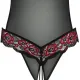 Body ouvert Feinnetz & zweifarbige Spitze