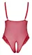 Body ouvert Netz & Spitze grosse Grössen rot