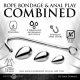 Bondage Anal Hook Trainer w. 3 Plugs