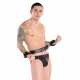 Bondage Gürtel Taillenfessel abschliessbar LUX Leder