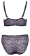 Bustier & Panty w. Front Closure Lace large Sizes purple