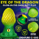 Creature Cocks Eye of the Dragon Fantasie-Analplug Silikon grün mit starkem Saugfuss & Leuchteffekt im Dunkeln kaufen