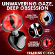 Creature Cocks Sinister Eye red Metall Analplug small nickelfrei konische & klassische Form mit Glasauge kaufen