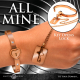 Damenarmband abschliessbar & Halskette m. Schlüssel rosegold BdSM Schmuckset aus Wolframstahl mit Strass kaufen