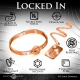 Womens lockable Bracelet & Necklace w. Key