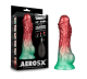 Dildo inflatable Dual Density Silicone AEROSX 8-Inch red-green detachable Ball-Pump strong Suction Base by LOVETOY buy