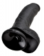 Dildo m. Hoden King Cock 9 Inch Balls schwarz