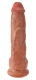 Dildo realistic King Cock 10 Inch Balls light brown