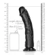 Dildo m. Saugfuss Curved Realistic 10-Inch schwarz 25.5cm x 5.6cm einführbare Grösse PVC-Dildo günstig kaufen
