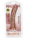 Dildo m. Saugfuss Curved Realistic 7-Inch hellbraun mit Äderung Strap-On Harness kompatibel von REALROCK kaufen