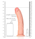 Dildo w. Suction Cup Curved Realistic 9-Inch skin with Veins O-Ring Harness compatible by REALROCK buy cheap