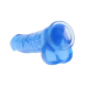 Dildo w. Suction Cup Realistic Cock 10-Inch blue ultra-soft & lifelike TPE Material 25.4cm x 6cm w. Veins by REALROCK buy