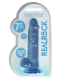 Gode avec ventouse Realistic Cock 7-Inch bleu 15cm x 3.5cm insérable en TPE réaliste de REALROCK acheter