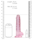 Dildo m. Saugfuss Realistic Cock 7-Inch pink mit Hodensack 3.5cm Durchmesser superweiches TPE von REALROCK kaufen