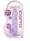 Dildo m. Saugfuss Realistic Cock 7-Inch violett mit Hoden 3.5cm Durchmesser lebensechtes TPE von REALROCK kaufen