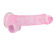 Dildo m. Saugfuss Realistic Cock 8-Inch pink mit Hodensack 16cm x 4cm einführbar lebensechtes TPE günstig kaufen