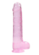 Dildo m. Saugfuss Realistic Cock 9-Inch pink mit Hodensack 19cm x 4.5cm TPE von REALROCK günstig kaufen