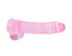Dildo m. Saugfuss Realistic Cock 9-Inch pink mit Hodensack 19cm x 4.5cm einführbar lebensechtes TPE Material kaufen