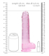 Dildo m. Saugfuss Realistic Cock 9-Inch pink mit Hoden 19cm x 4.5cm lebensechtes TPE von REALROCK günstig kaufen