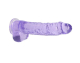 Dildo w. Suction Cup Realistic Cock 9-Inch purple ultra-soft & lifelike TPE Material 19cm x 4.5cm by REALROCK buy