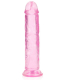 Dildo w. Suction Cup Realistic Dong 7-Inch pink ultra-soft & lifelike TPE 18cm x 3.8cm insertable by REALROCK buy