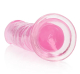 Dildo w. Suction Cup Realistic Dong 7-Inch pink ultra-soft & lifelike TPE 18cm x 3.8cm Strap-On compatible buy