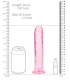 Dildo w. Suction Cup Realistic Dong 7-Inch pink lifelike TPE 18cm x 3.8cm insertable by REALROCK buy